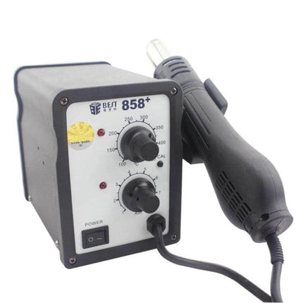 Hot Air Gun With EU Plug For Soldering And Desoldering compact rework station with adjustable temperature and airflow, closed-loop control