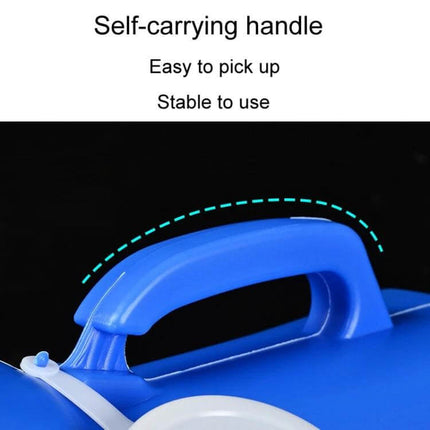 Household Urinal 1200ml Plastic Potty For Home Use - Blue durable plastic self-carrying handle, easy to pick up, stable to use, clear volume scale