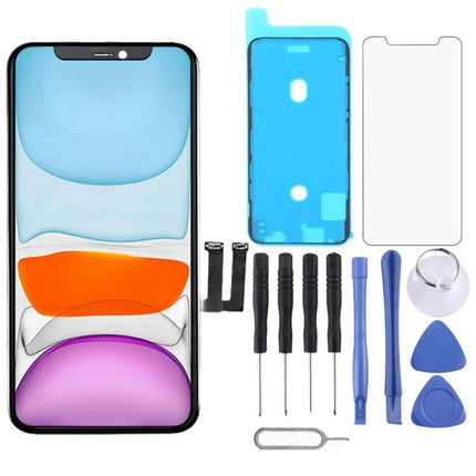 iPhone 11 LCD Screen for Everyday Phone Repairs replacement assembly with tools kit and adhesive for DIY screen repair