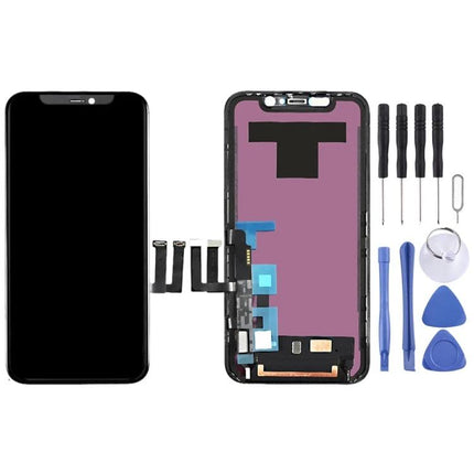 iPhone 11 LCD Screen for Everyday Phone Repairs replacement display assembly with tools kit for at-home cracked screen repair