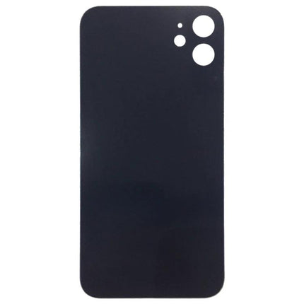 Back Glass Replacement for iPhone 11 Pro Everyday Repairs - black replacement back panel with camera cutouts