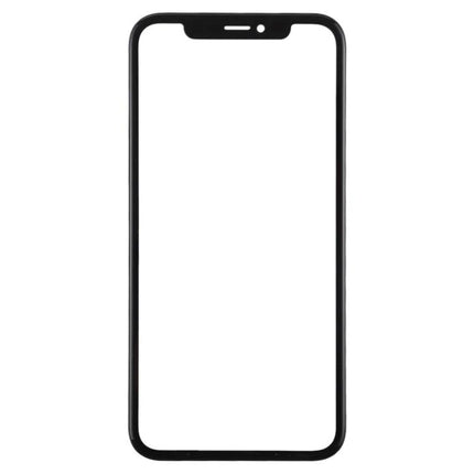 Replacement Front Glass for iPhone 11 Everyday Use - black front glass frame for iPhone 11 repair, restores visibility and touch responsiveness