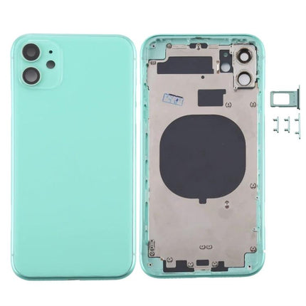 Replacement Back Cover for Everyday iPhone 11 Maintenance mint green rear housing with camera cutouts and SIM tray parts