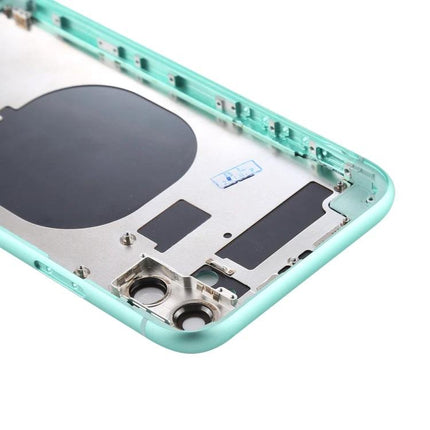 Replacement Back Cover for Everyday iPhone 11 Maintenance - mint green inner view showing camera cutouts and mounting points