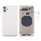 For iPhone 11 (with Camera Lens) / White