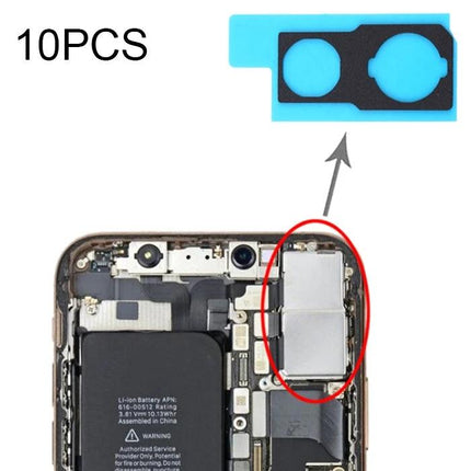 Sponge Foam Pads for iPhone 11 Camera Protection in Daily Use - blue foam camera cushion shown installed next to rear camera assembly