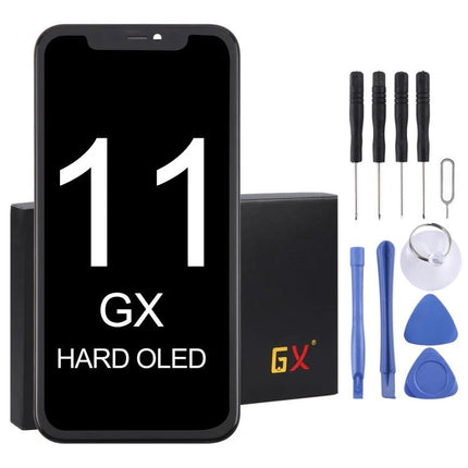 GX InCell LCD Screen for Everyday iPhone 11 Maintenance — replacement iPhone 11 display kit with tools for testing and repair