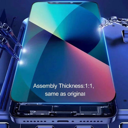 GX InCell LCD Screen for Everyday iPhone 11 Maintenance - replacement display showing assembly thickness and test fit for quick repair