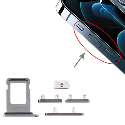 iPhone 12 Pro SIM Tray And Side Keys Replacement Kit