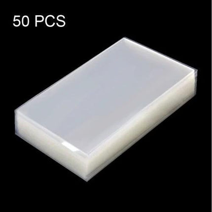 Clear Adhesive Tape for Everyday iPhone 12 Screen Repairs - pack of 50 clear sheets for quick screen reattachment and minor crack fixes