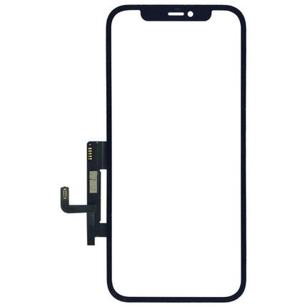 Essential Screen Replacement for Daily Smartphone Use - iPhone 12/12 Pro front glass digitizer assembly, black frame for cracked touchscreen repair