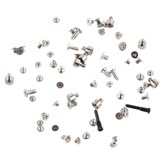 Essential Screws and Bolts Kit for iPhone 12 Daily Repairs – assorted replacement screws and bolts laid out for DIY phone fixes