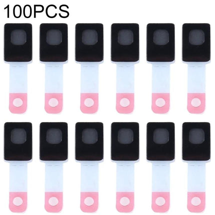 Replacement Sticker for iPhone 12 Microphone in Daily Use - pack of thin adhesive microphone repair stickers shown in rows