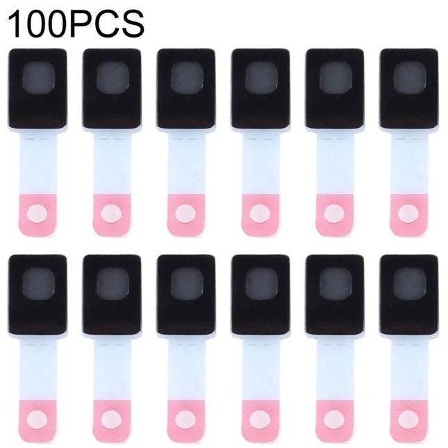 Replacement Sticker for iPhone 12 Microphone in Daily Use - pack of thin adhesive microphone repair stickers shown in rows