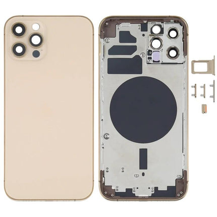 Replacement Back Cover for Daily Phone Refresh in Blue - iPhone 12 Pro rear housing with camera cutouts and internal components