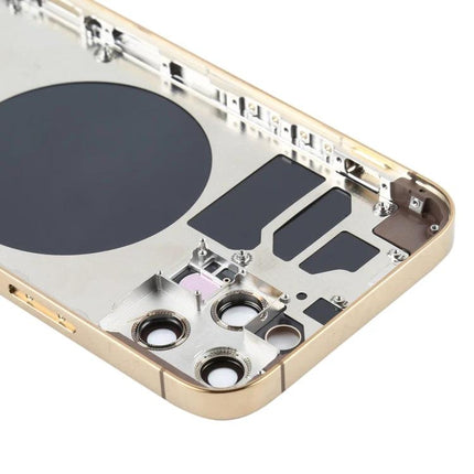Replacement Back Cover for Daily Phone Refresh in Blue - iPhone 12 Pro internal rear housing with camera cutouts and wireless charging pad