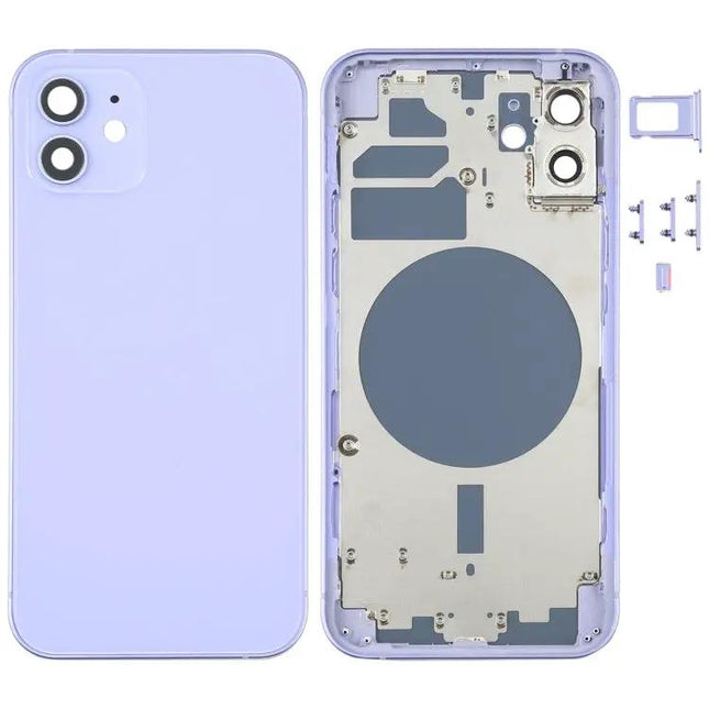 White Replacement Back Cover For iPhone 12