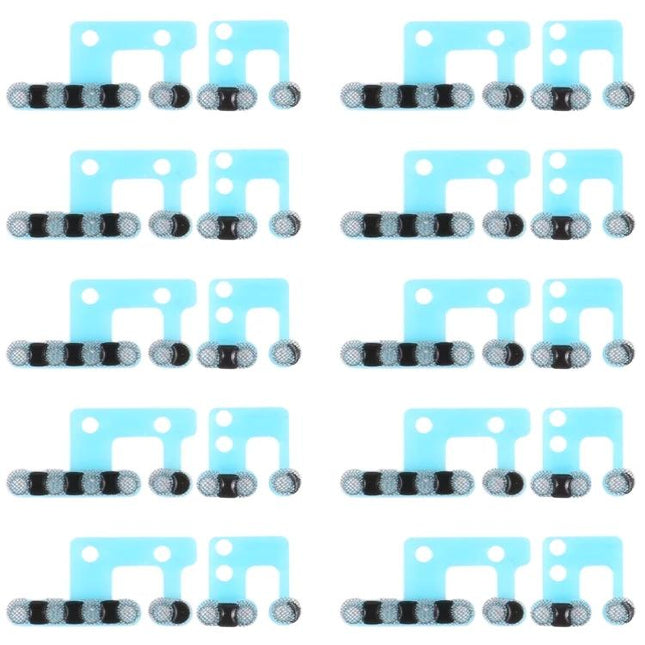 Replacement Dustproof Mesh for iPhone 12 in Daily Use - pack of replacement speaker dustproof meshes shown in rows