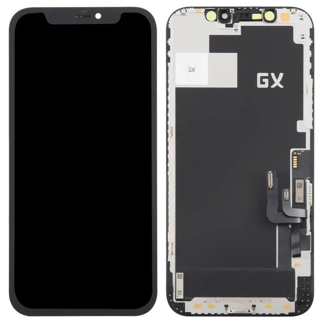 GX Replacement Screen for iPhone 12 Daily Use Essentials - front and back replacement display assembly for everyday iPhone 12 use