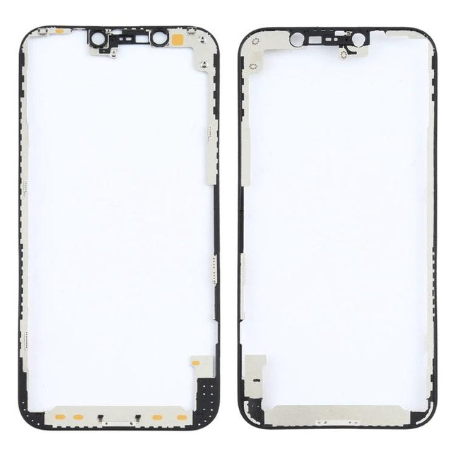 Essential White Replacement Frame for iPhone 12 Pro Daily Maintenance showing front housing pair for frame repair and routine upkeep
