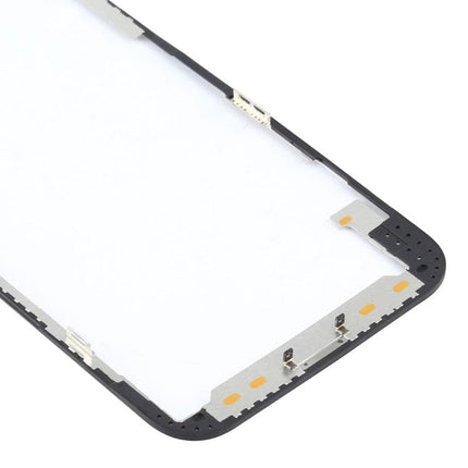 Essential White Replacement Frame for iPhone 12 Pro Daily Maintenance - close-up of white inner frame and mounting brackets