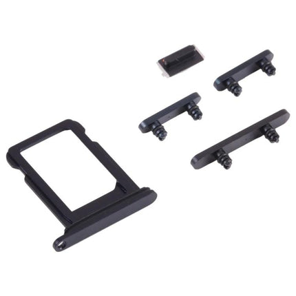iPhone 13 Replacement Parts for Daily Mobile Maintenance — black SIM tray and side button set for quick daily repairs