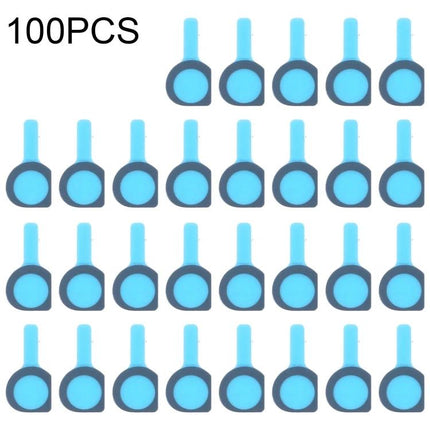 Protective Dustproof Foam Pads for iPhone 13 Daily Camera Use - pack of small blue round adhesive camera lens foam protectors (100pcs)