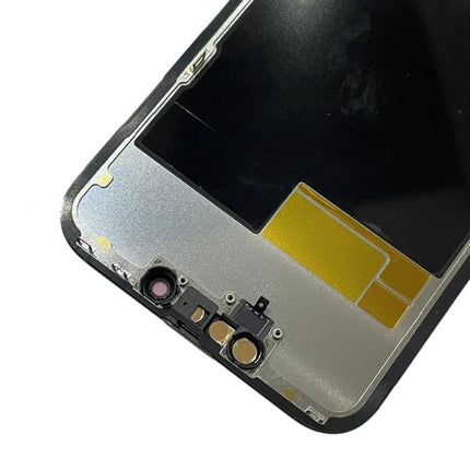 iPhone 13 Screen Replacement for Everyday Mobile Use - replacement display assembly showing connectors and front camera area