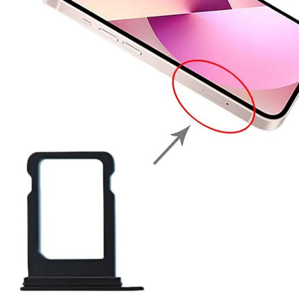 Replacement SIM Tray For iPhone 13 Mini Black