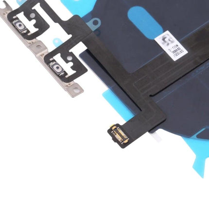 Cable Replacement for iPhone 13 Mini Daily Functionality Repairs - NFC coil power and volume flex cable close-up