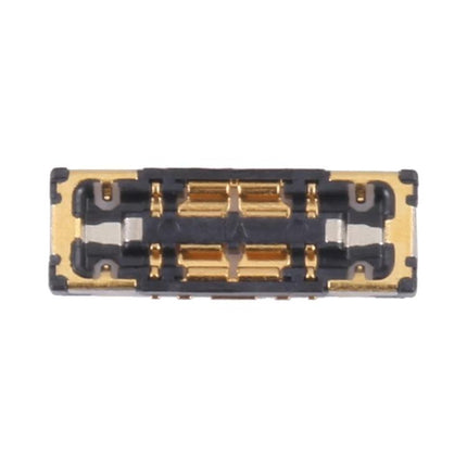 Essential iPhone 13 Battery Connector for Daily Repairs shown as a close-up of the gold and black replacement battery FPC connector