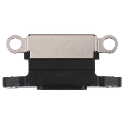 A Replacement Connector for Everyday iPhone 13 Charging Needs - close-up of silver and black iPhone 13 charging port replacement component