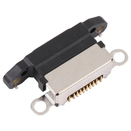 A Replacement Connector for Everyday iPhone 13 Charging Needs – close-up image of a silver and black iPhone 13 charging port connector