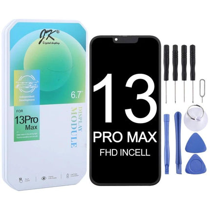 JK incell LCD Screen Replacement for iPhone 13 Pro Max Daily Use - replacement display kit with tools and FHD incell screen