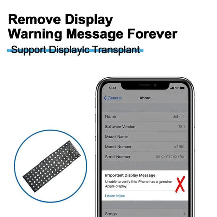 JK incell LCD Screen Replacement for iPhone 13 Pro Max Daily Use - removes display warning message and restores touch visibility