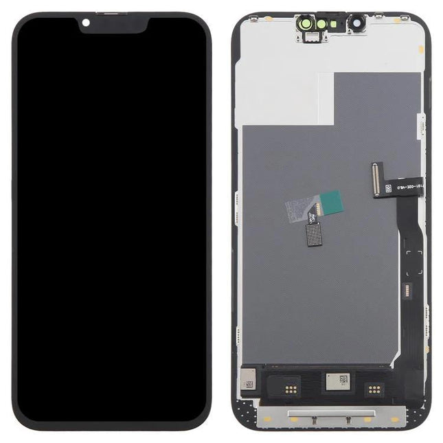 Essential Screen for Maintaining Your iPhone in Daily Life - replacement LCD assembly showing front and back with COP process