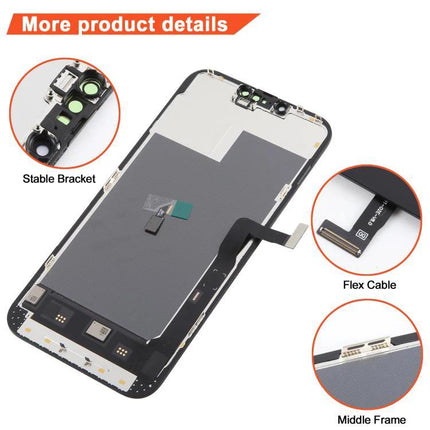 Essential Screen for Maintaining Your iPhone in Daily Life - replacement LCD assembly with flex cable, stable bracket and middle frame