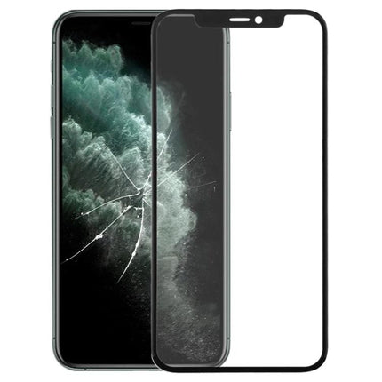 Replace the Front Glass on Your iPhone 11 Pro for Daily Use - replacement front glass showing cracked screen and new glass