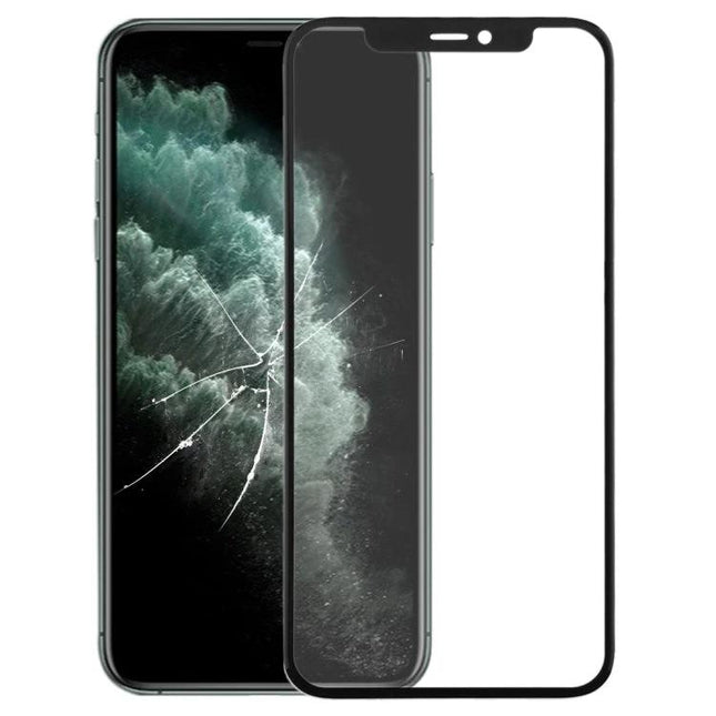 Replace the Front Glass on Your iPhone 11 Pro for Daily Use - replacement front glass showing cracked screen and new glass