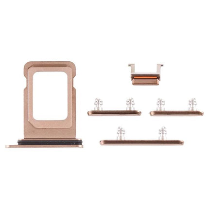 Keeps Your iPhone 11 Pro Ready for Everyday Communication replacement SIM tray and side keys set in gold for secure SIM insertion and button function