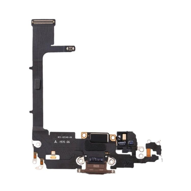 Reliable Replacement for iPhone 11 Pro Charging Port in Daily Use - black replacement charging flex cable shown