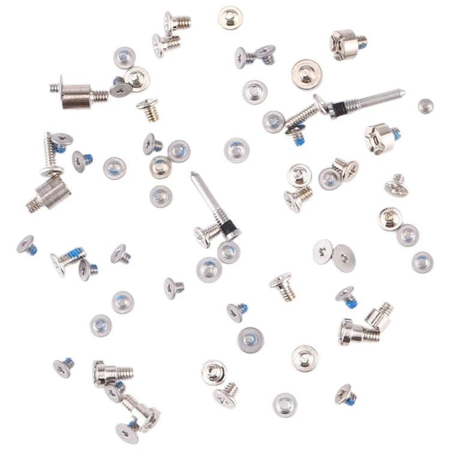 Screws And Bolts Set For iPhone 11 Pro Max Home Repairs scattered precision fasteners for DIY phone reassembly