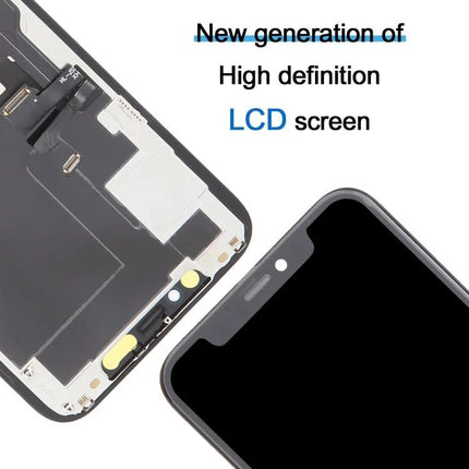iPhone 11 Pro Screen for Everyday Smartphone Repairs replacement high-definition LCD assembly showing front and back connectors
