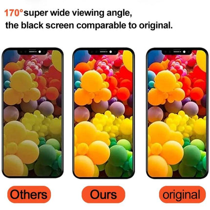 Keep Your iPhone 11 Pro Max Screen Ready for Daily Use - replacement LCD assembly showing wide 170° viewing angle and original-like black screen
