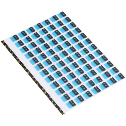 Protective Sponge Foam Pads for Daily iPhone 12 Mini Care - sheet of blue speaker and camera foam protectors