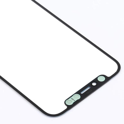 Glass Replacement for Daily iPhone 12 Mini Screen Protection front outer lens showing notch and sensor cutouts for DIY screen repair