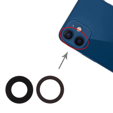 iPhone 12 Mini Back Camera Lens for Daily Photography replacement lens for cracked rear camera, precise fit to restore clear photos