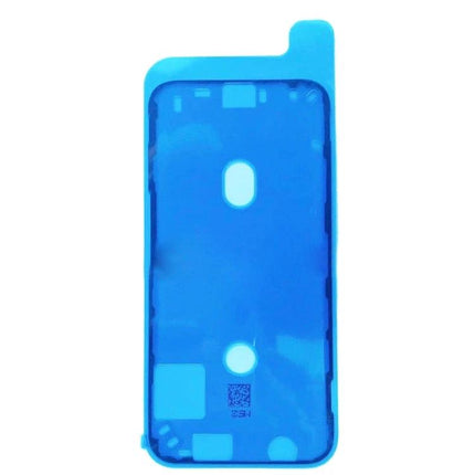 Replacement Adhesive for iPhone 12 Mini Home Repairs - blue pre-cut front housing adhesive strip for secure home screen reattachment