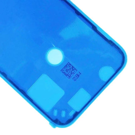 Replacement Adhesive for iPhone 12 Mini Home Repairs - blue precut front housing adhesive strip for DIY screen reattachment