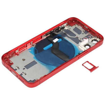 Replacement Back Cover for Daily iPhone Protection and Power slim red clip-on replacement back cover with wireless charging pad and SIM tray